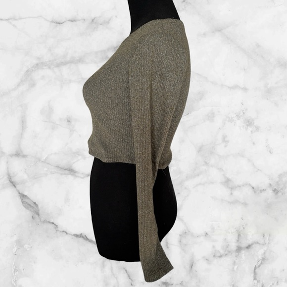 Papaya Forest Green Size Small Long Sleeve Top - Picture 6 of 10